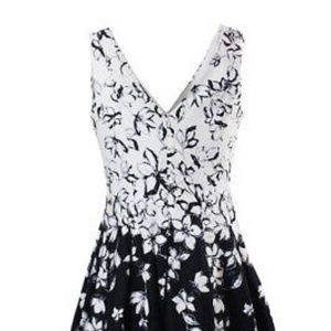 Lauren Ralph Lauren Fit & Flare Floral Dress